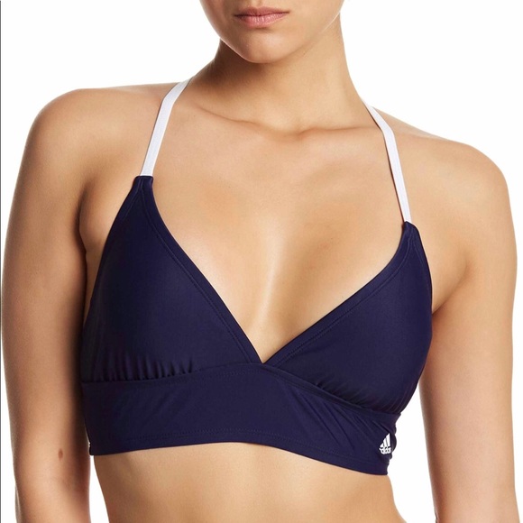 adidas Other - New ADIDAS Criss Cross Sexy Navy Bikini Top